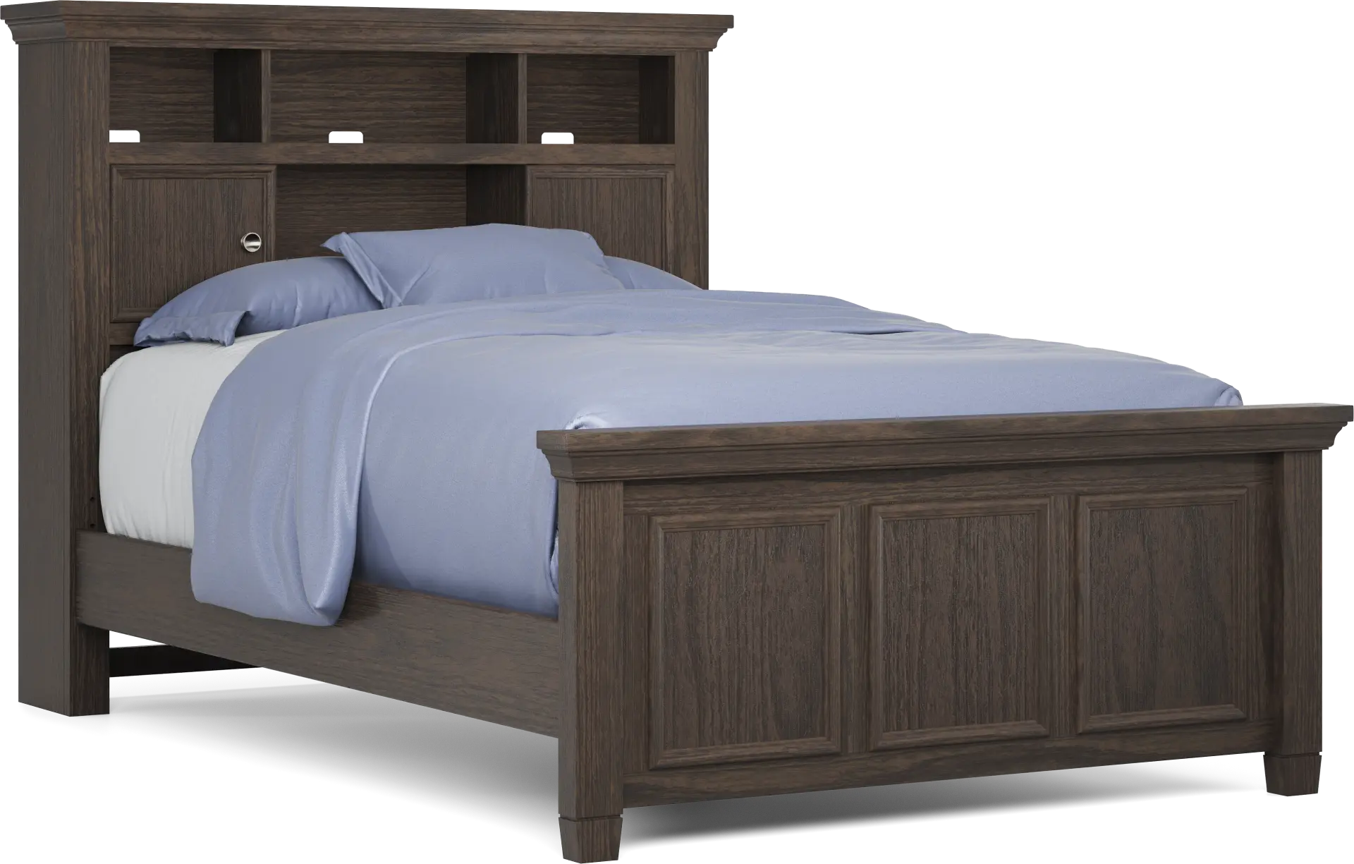 Kids Canyon Lake Java Full Bookcase Bed