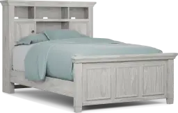 full bookcase bed