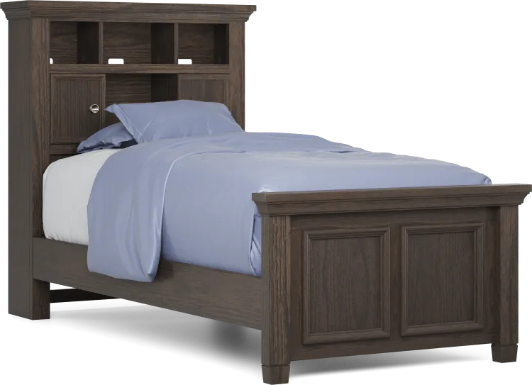twin bookcase bed