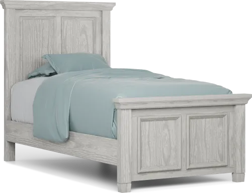 Kids Canyon Lake Ash Gray Twin Panel Bed