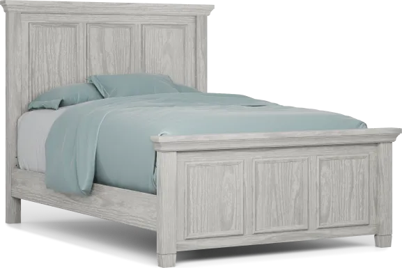Kids Canyon Lake Ash Gray Full Panel Bed