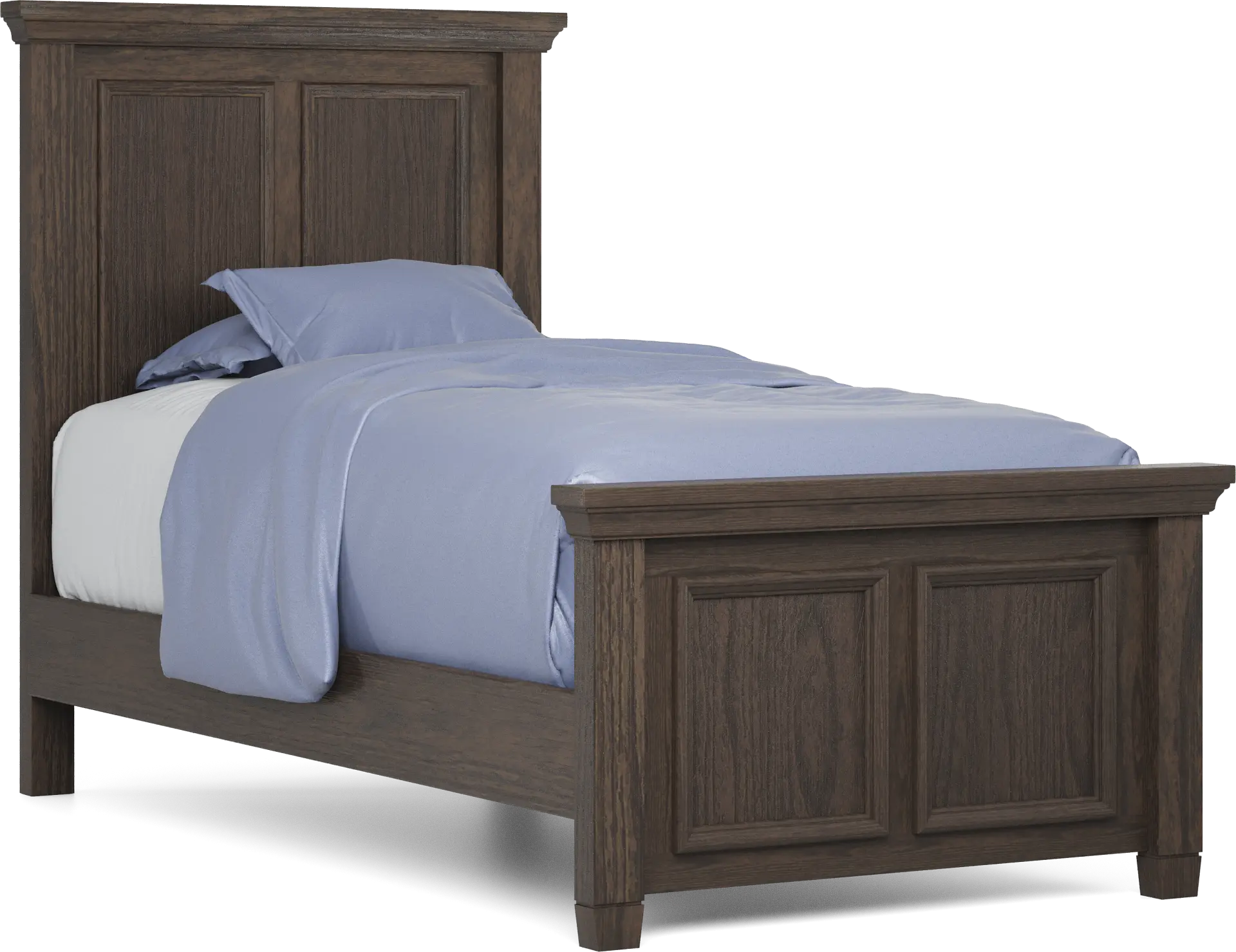 Kids Canyon Lake Java Twin Panel Bed