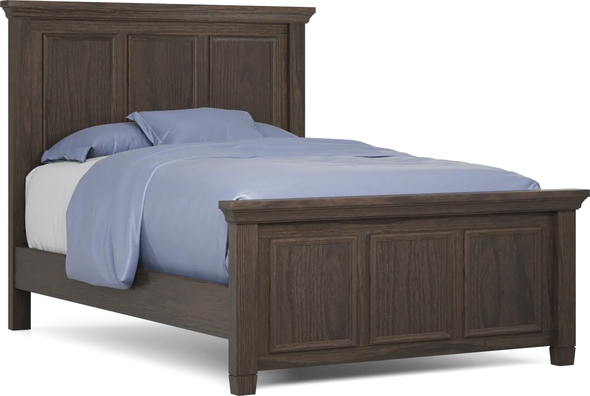 Kids Canyon Lake Java Full Panel Bed
