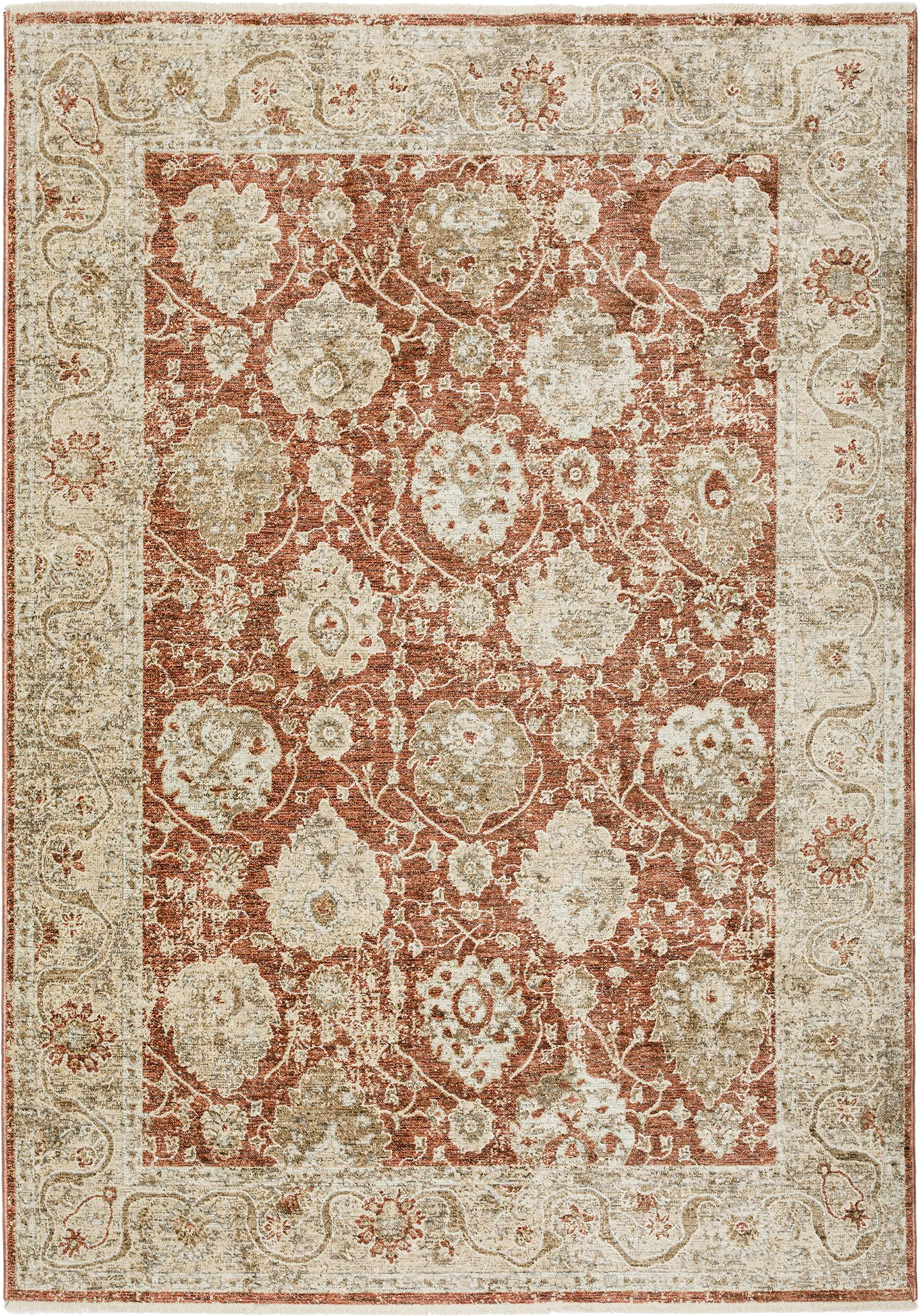 Barnwaki Red 7'10 x 10' Rug - Image 1