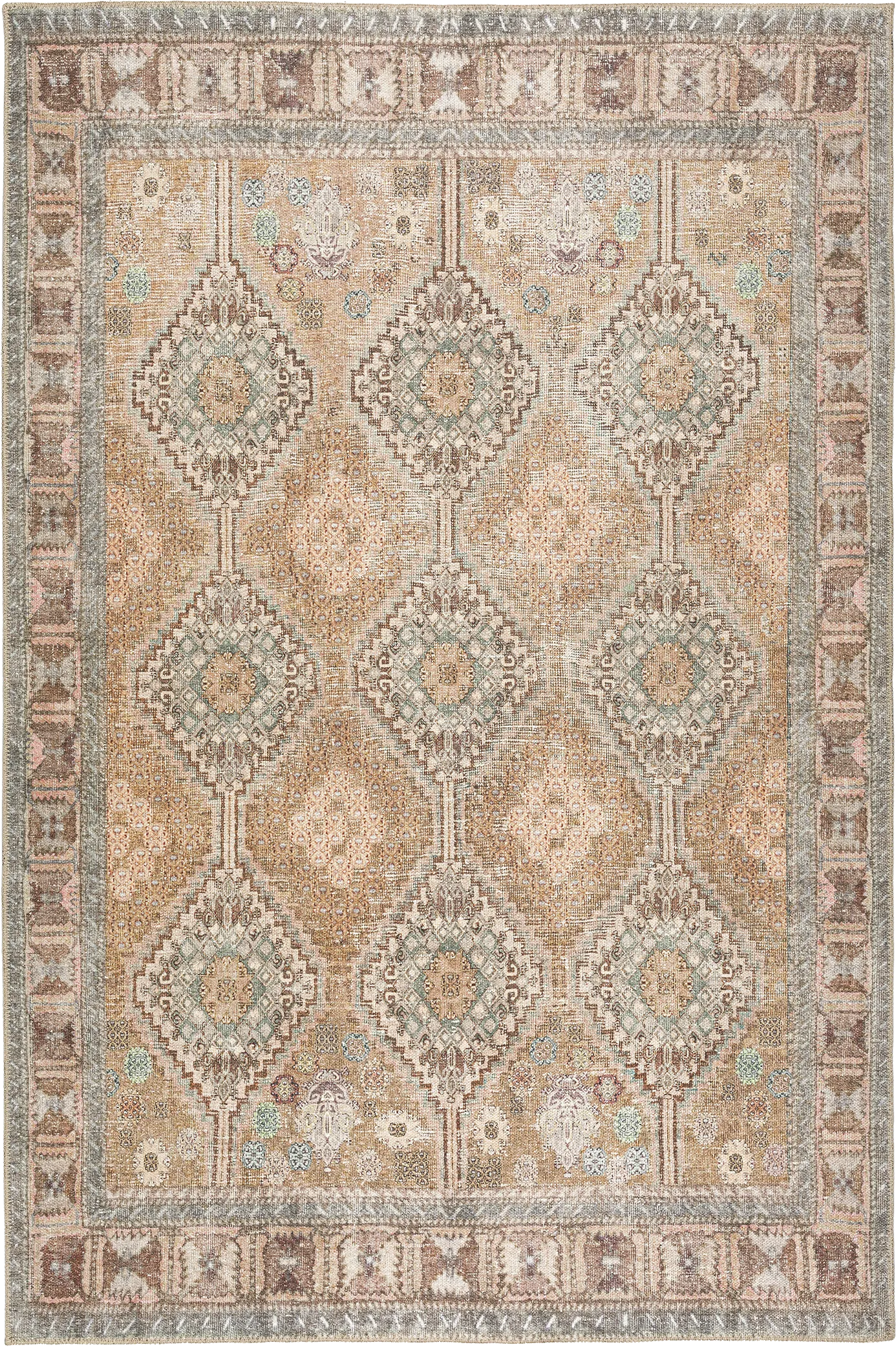 Vauxnet Beige 8' x 10' Rug - Thumbnail - Image 1