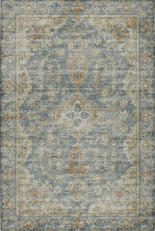 Ponpowa Teal 8' x 10' Rug