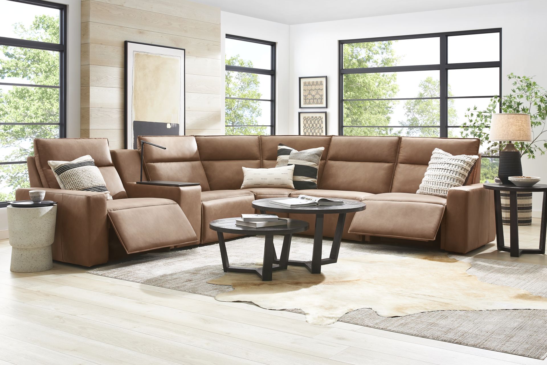 Saddle 6 Pc Dual Power Reclining ModularTwo - Image 2