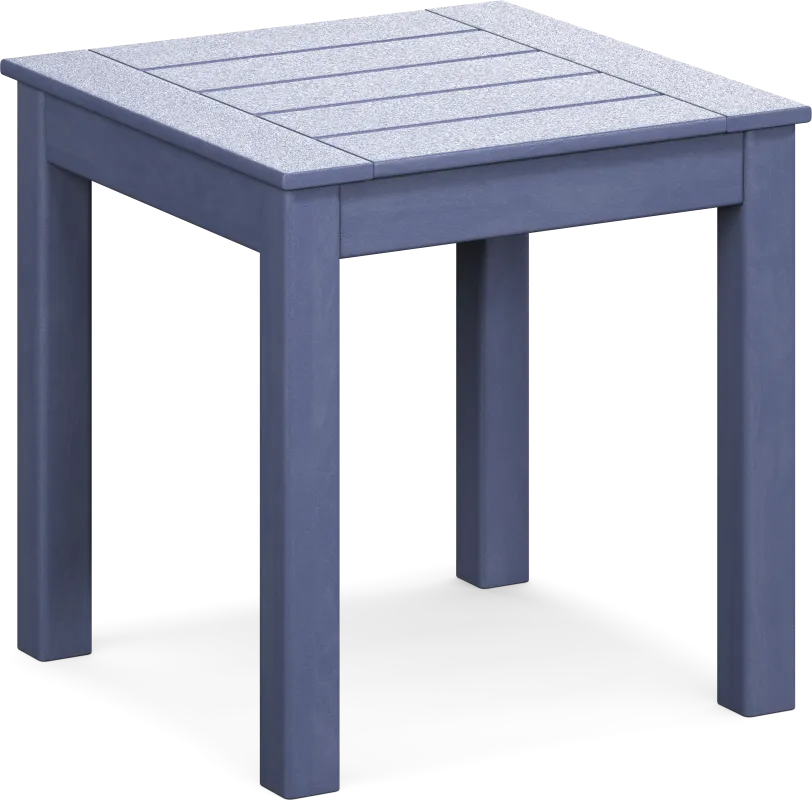 Addy Navy Outdoor End Table