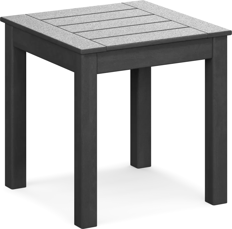 Addy Black Outdoor End Table