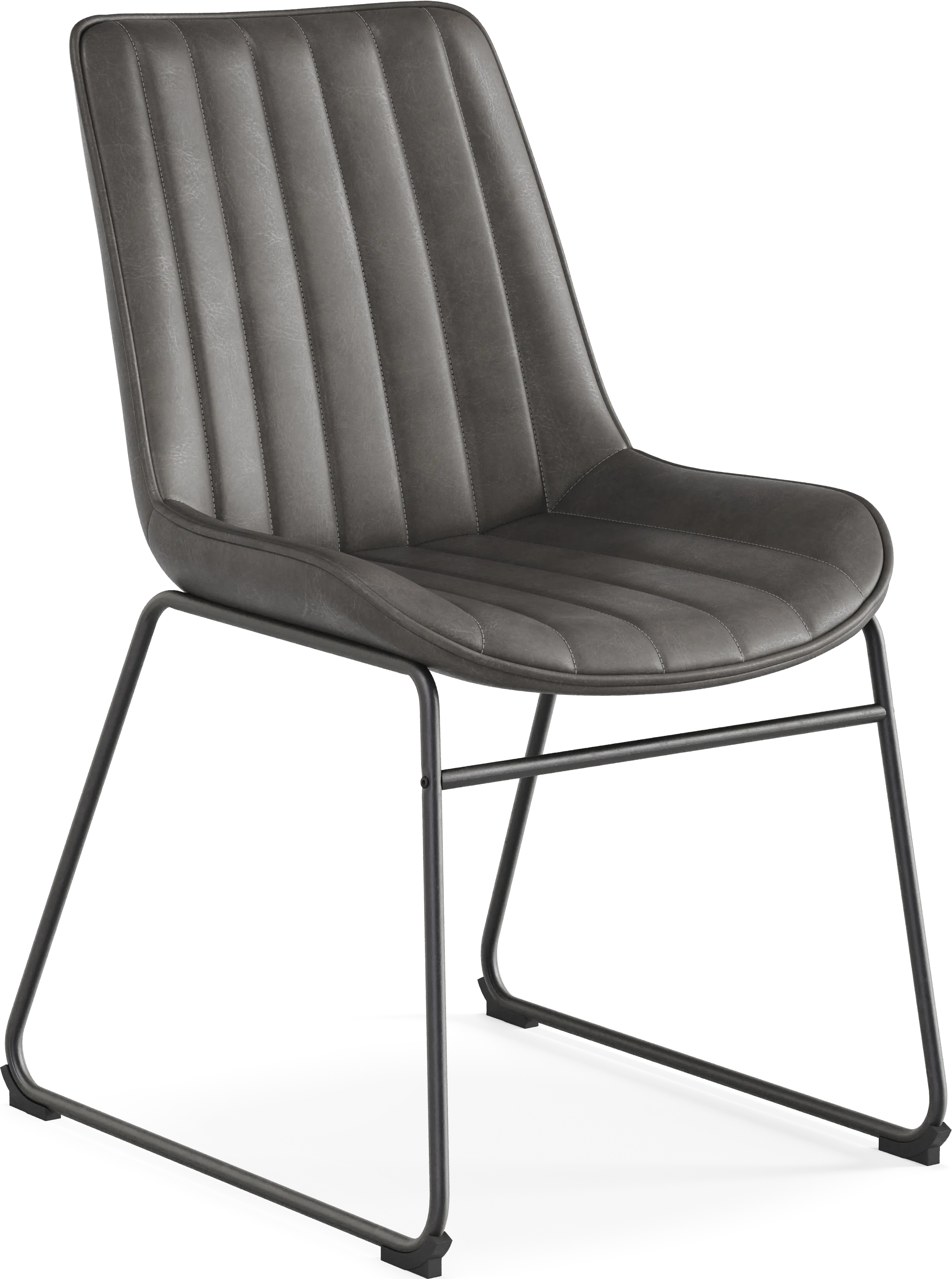 Axia Black 5 Pc Round Dining Room with Gray Chairs - Thumbnail - Image 4