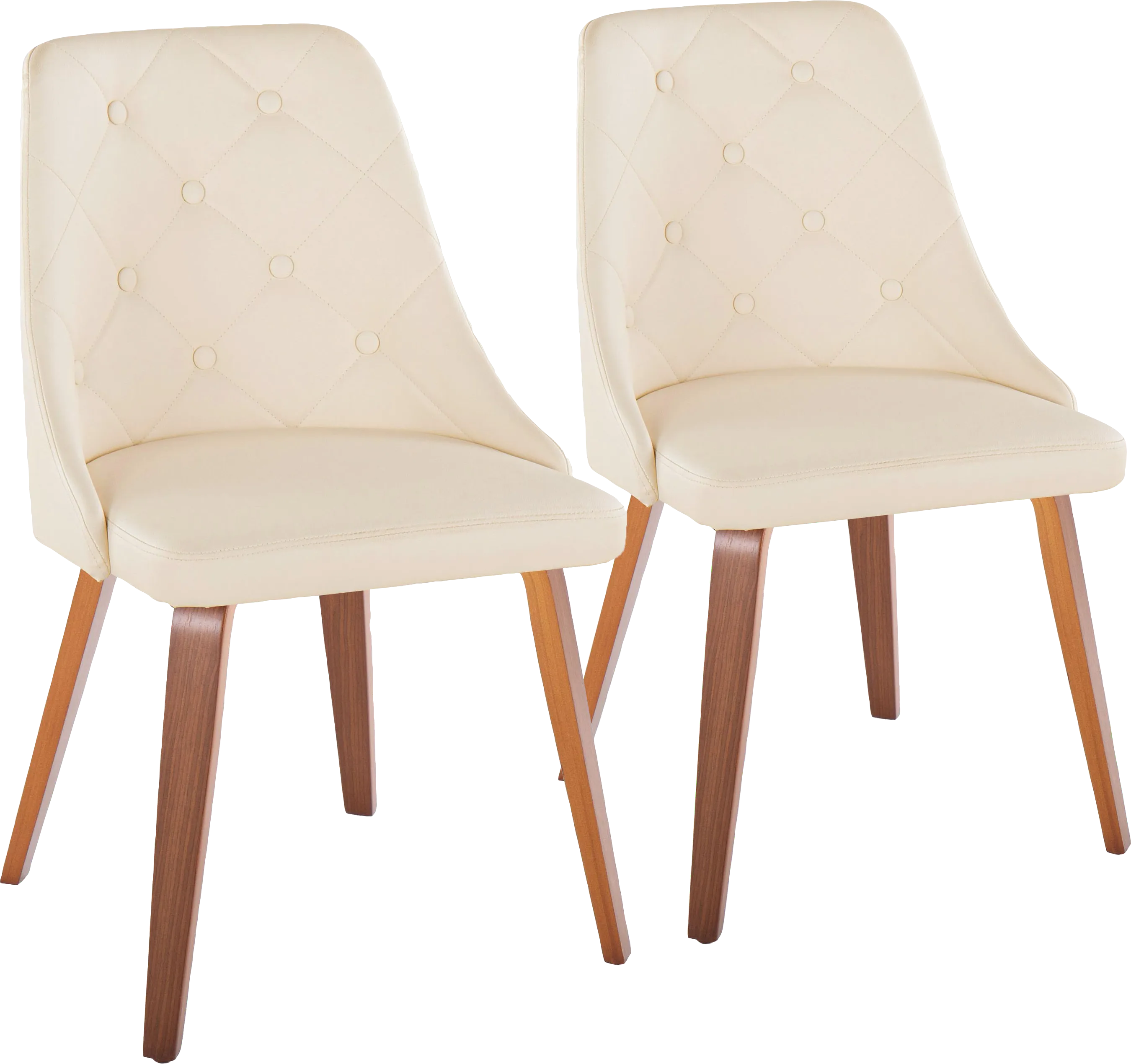 Wytona I Walnut Side Chair, Set of 2 - Thumbnail - Image 1