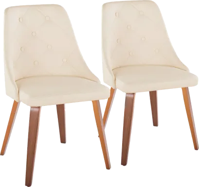 Wytona I Walnut Side Chair, Set of 2