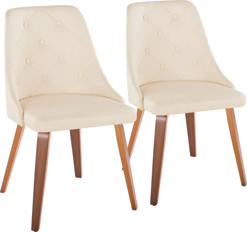 Wytona I Walnut Side Chair, Set of 2