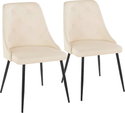 Wytona II Black Side Chair, Set of 2