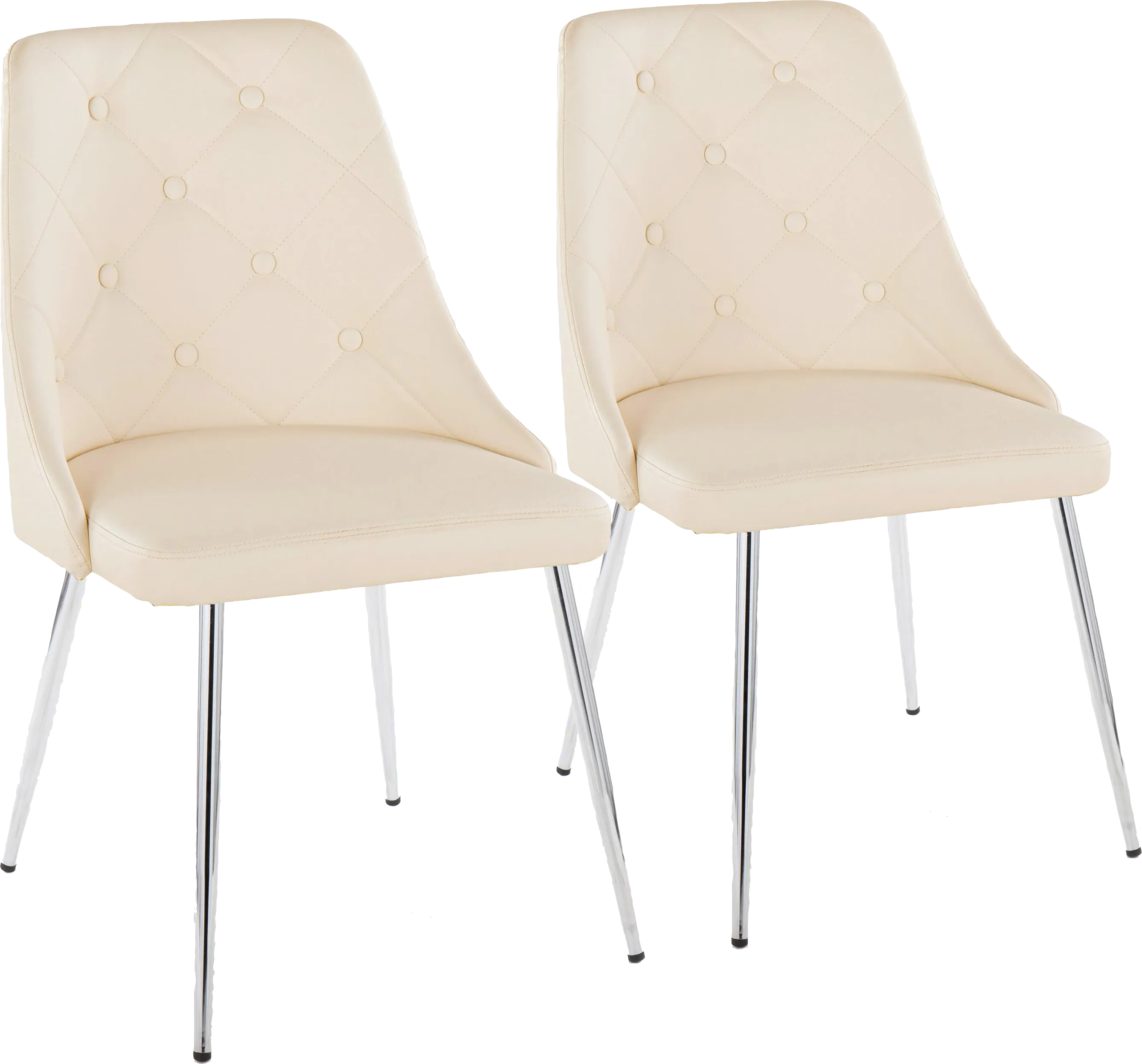 Wytona II Chrome Side Chair, Set of 2 - Thumbnail - Image 1