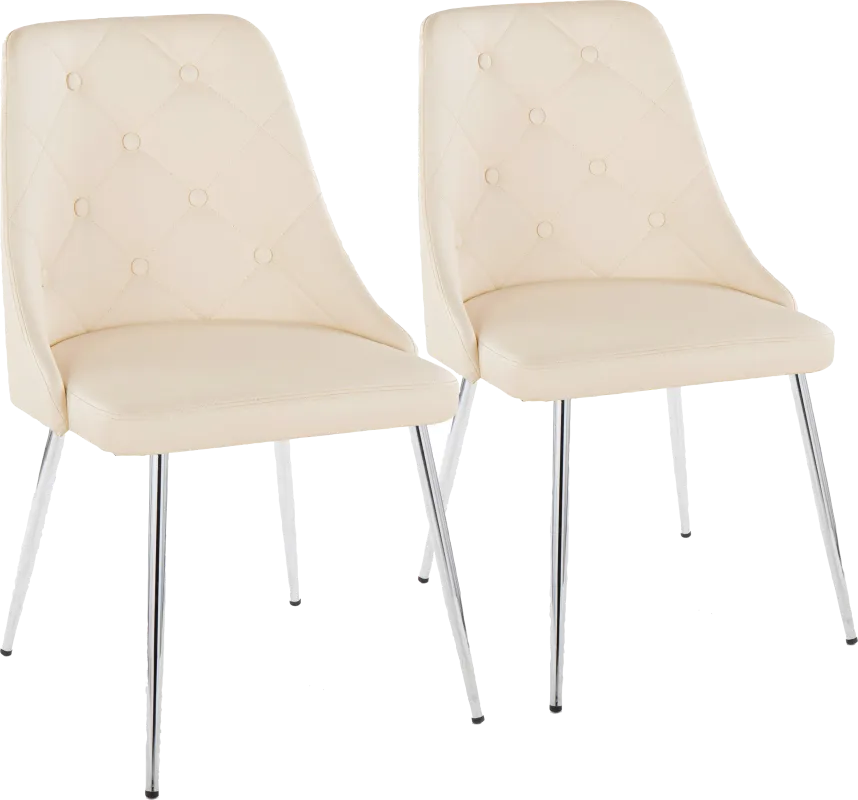 Wytona II Chrome Side Chair, Set of 2