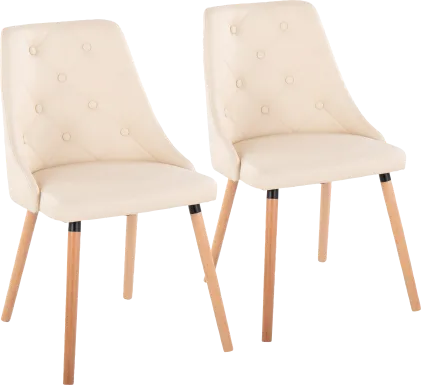 Wytona II Natural Side Chair, Set of 2