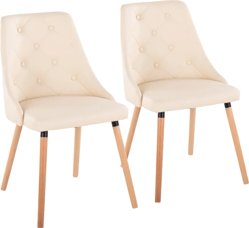 Wytona II Natural Side Chair, Set of 2