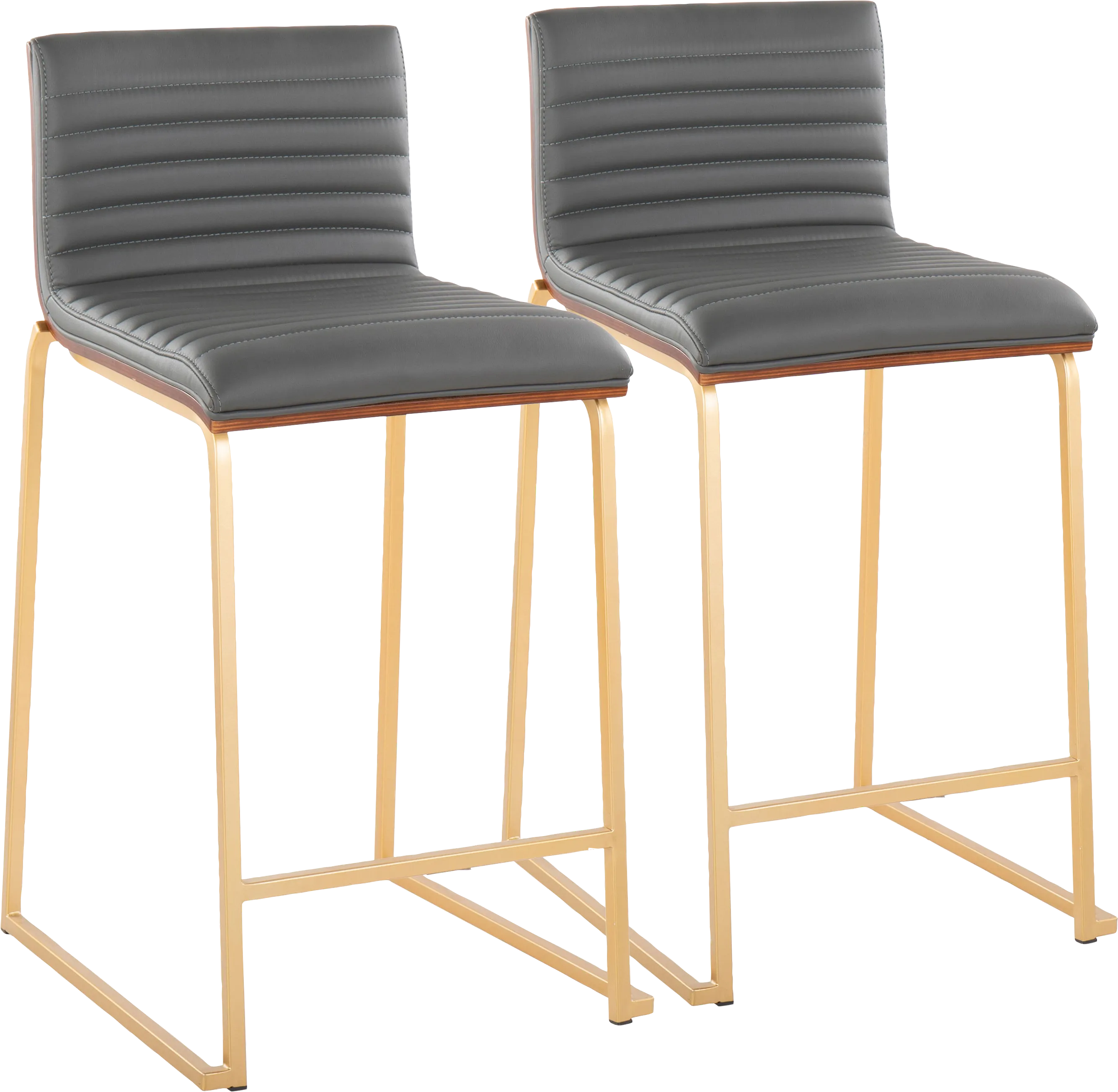 Tatesbrook I Gray Counter Height Stool, Set of 2