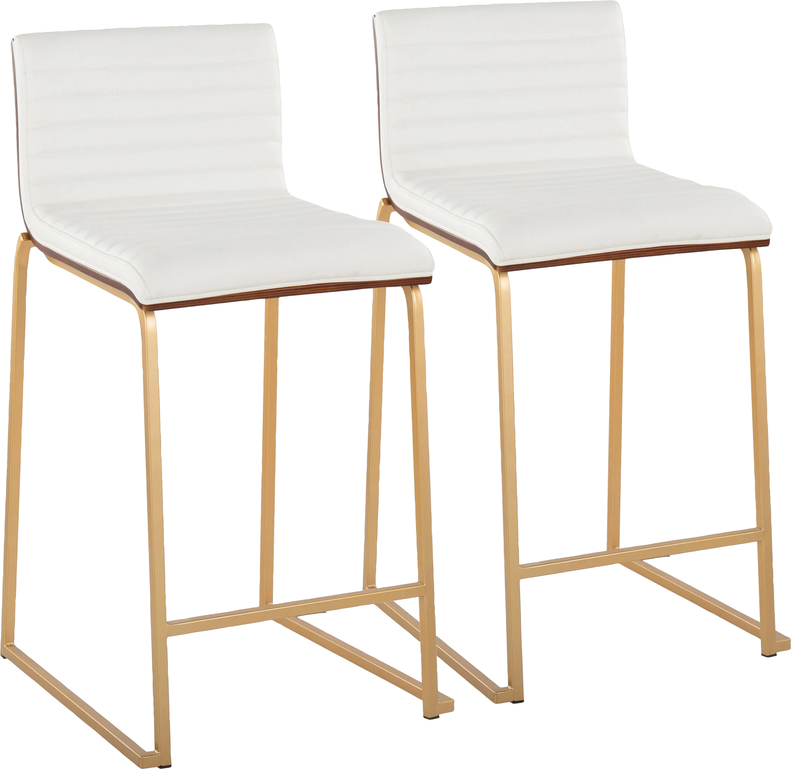 Tatesbrook I White Counter Height Stool, Set of 2