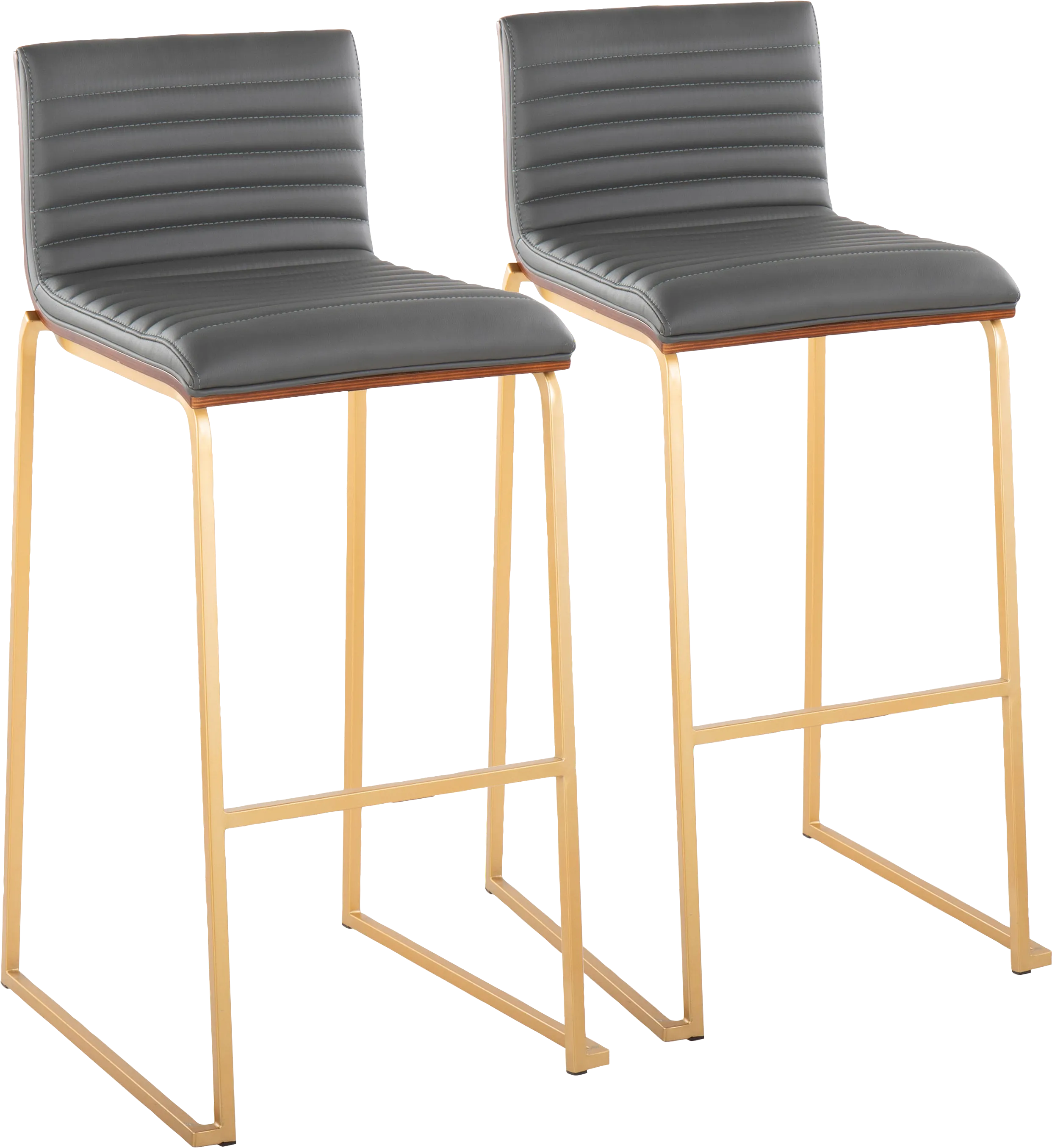 Tatesbrook IV Gray Barstool, Set of 2 - Thumbnail - Image 1
