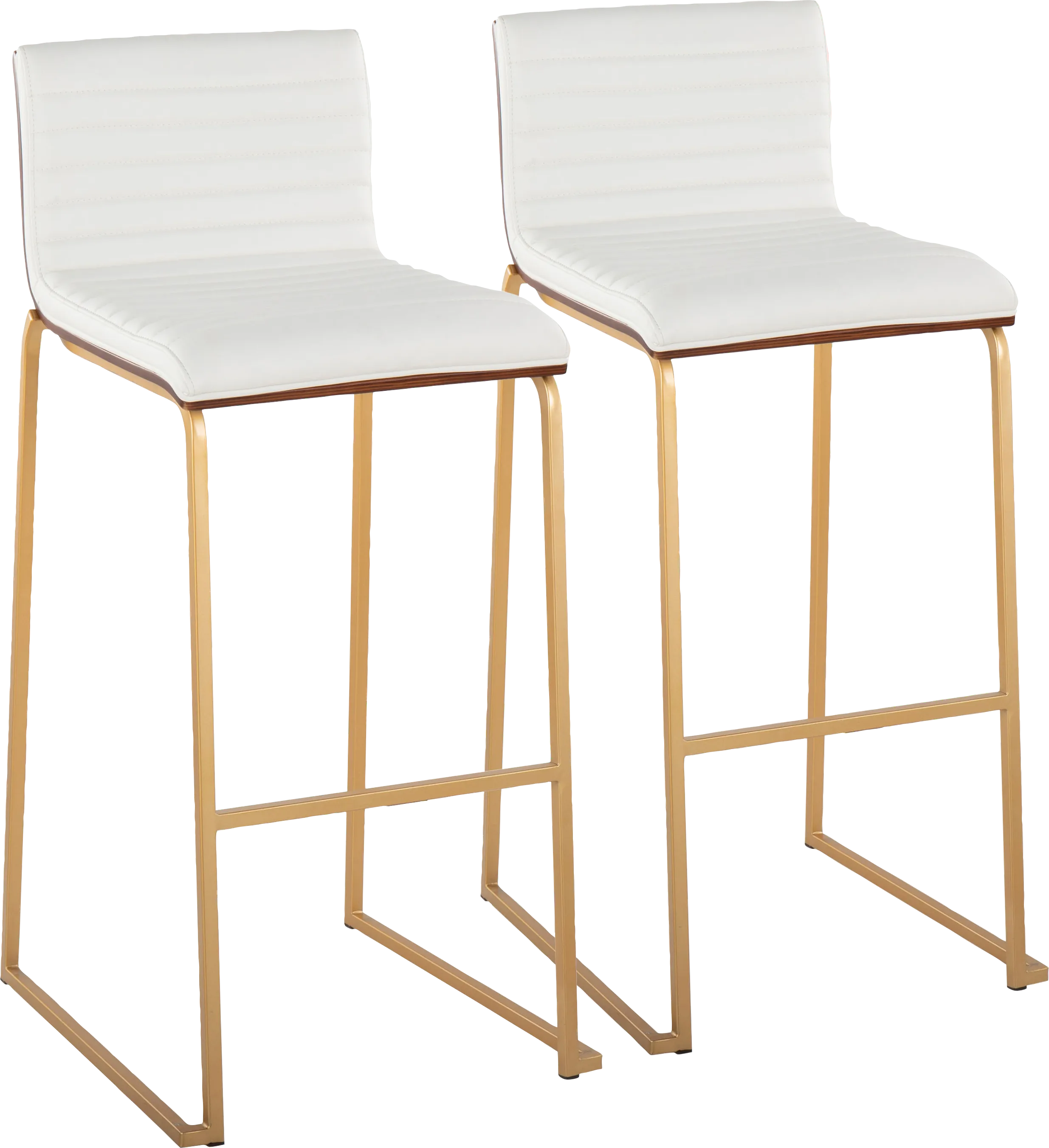 Tatesbrook IV White Barstool, Set of 2 - Thumbnail - Image 1