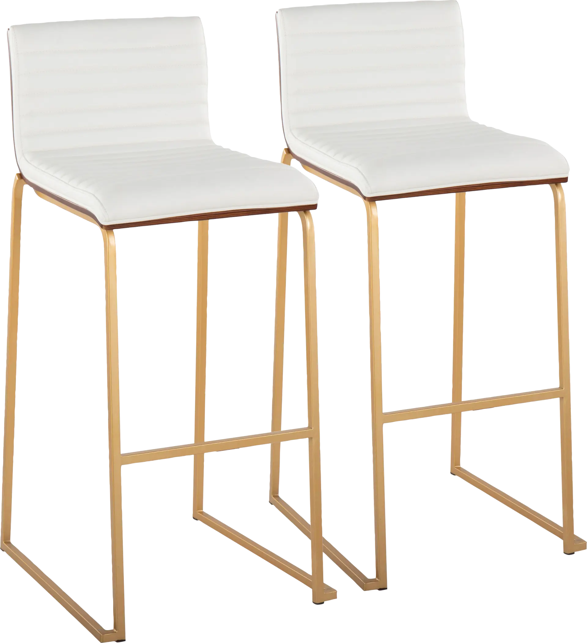 Tatesbrook IV White Barstool, Set of 2