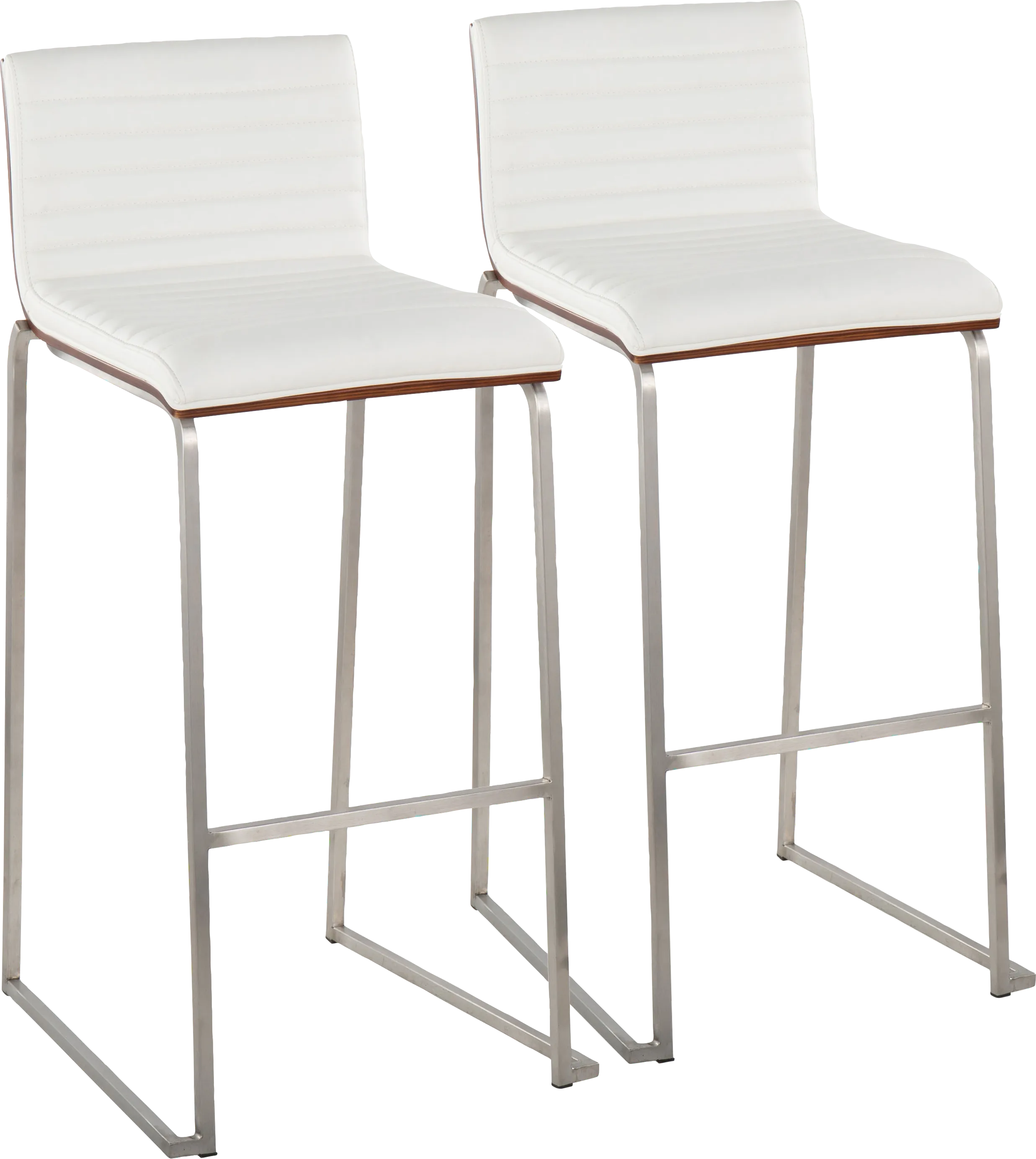 Tatesbrook VI White Barstool, Set of 2 - Thumbnail - Image 1