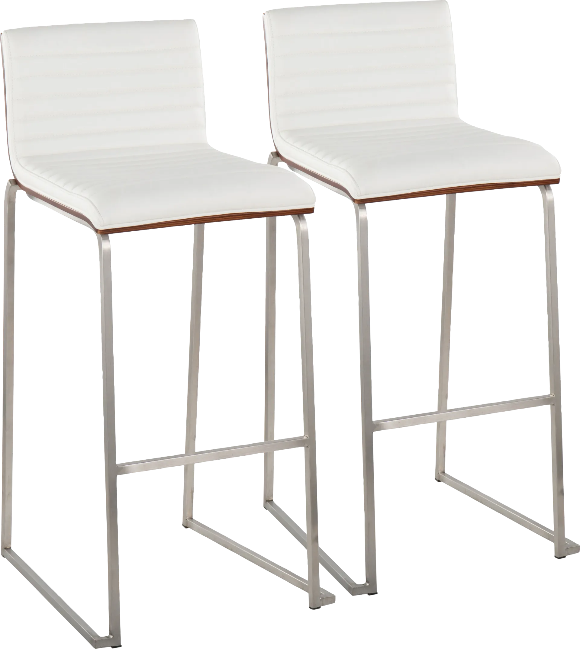 Tatesbrook VI White Barstool, Set of 2 - Image 1