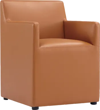 Jonagold II Brown Arm Chair