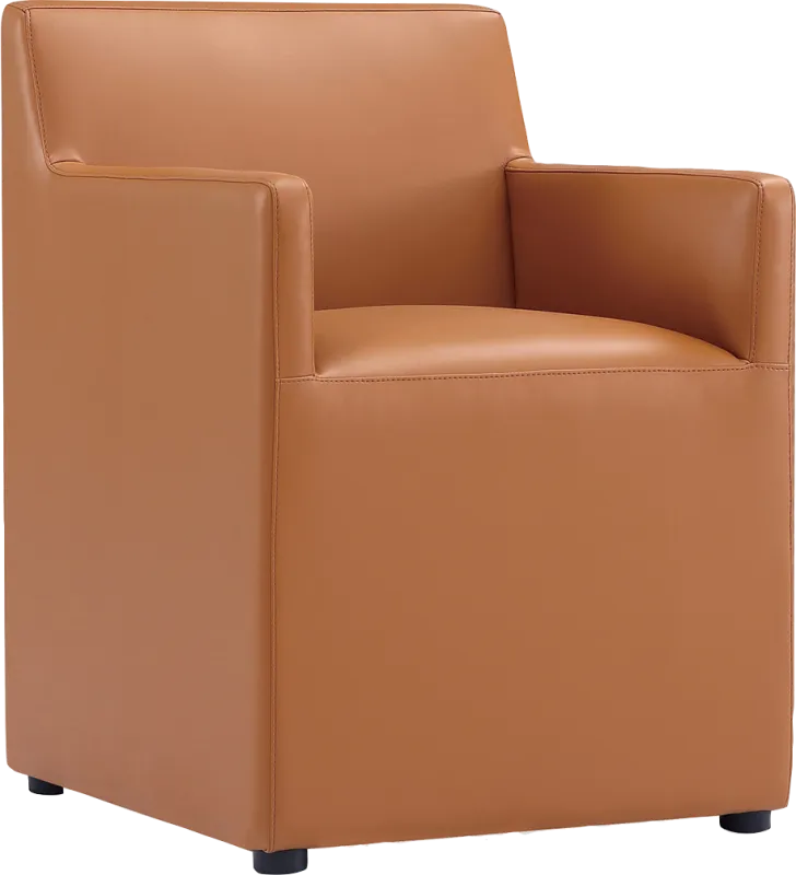 Jonagold II Brown Arm Chair