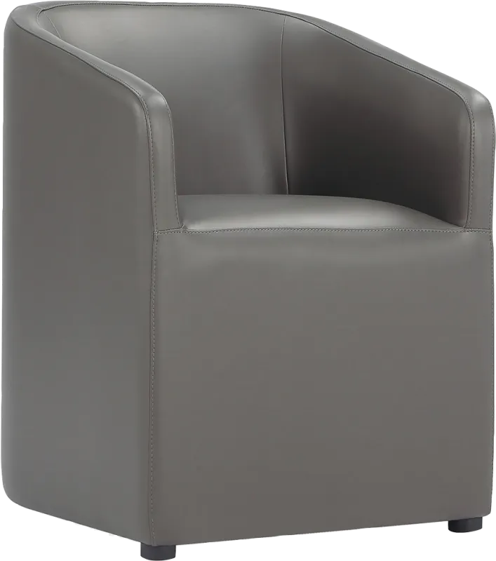 Jonagold III Pewter Arm Chair