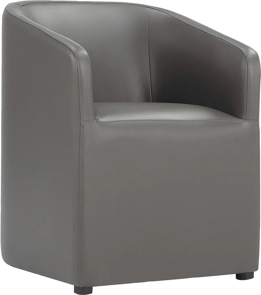 Jonagold III Pewter Arm Chair - Image 1