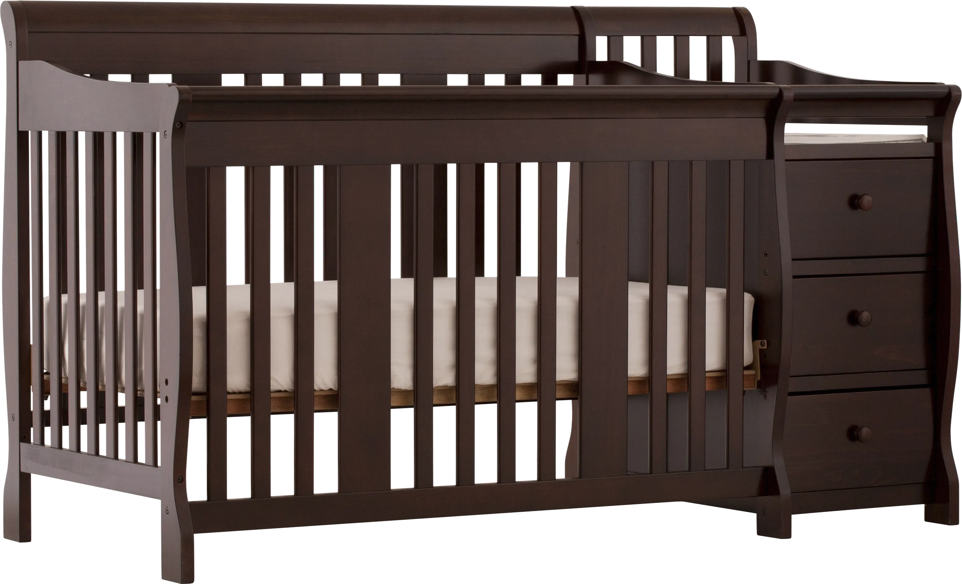 Portofino Espresso Crib and Changer Combo - Thumbnail - Image 1