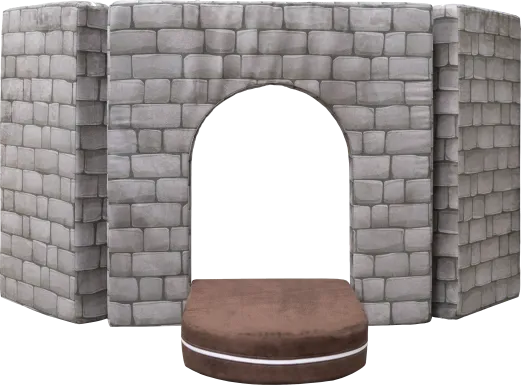 Kids Citlali Gray Castle Gate Playset