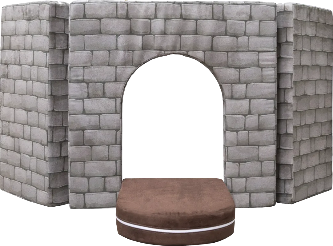 Kids Citlali Gray Castle Gate Playset