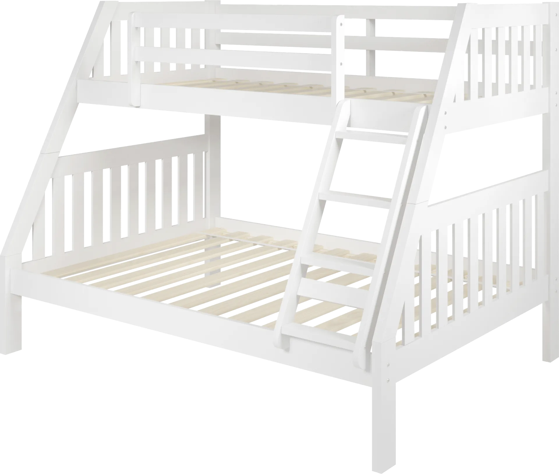 Kids Matej I White Twin/Full Bunk Bed - Image 1