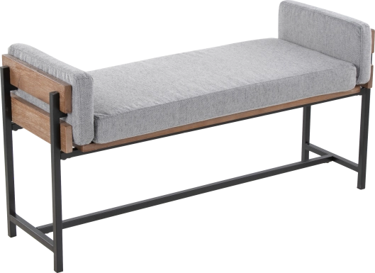 Gardencove I Gray Bench