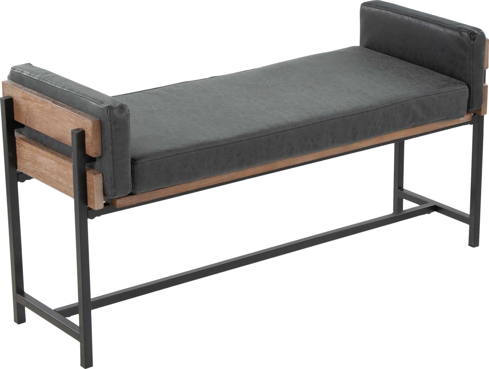Gardencove I Black Bench - Image 1