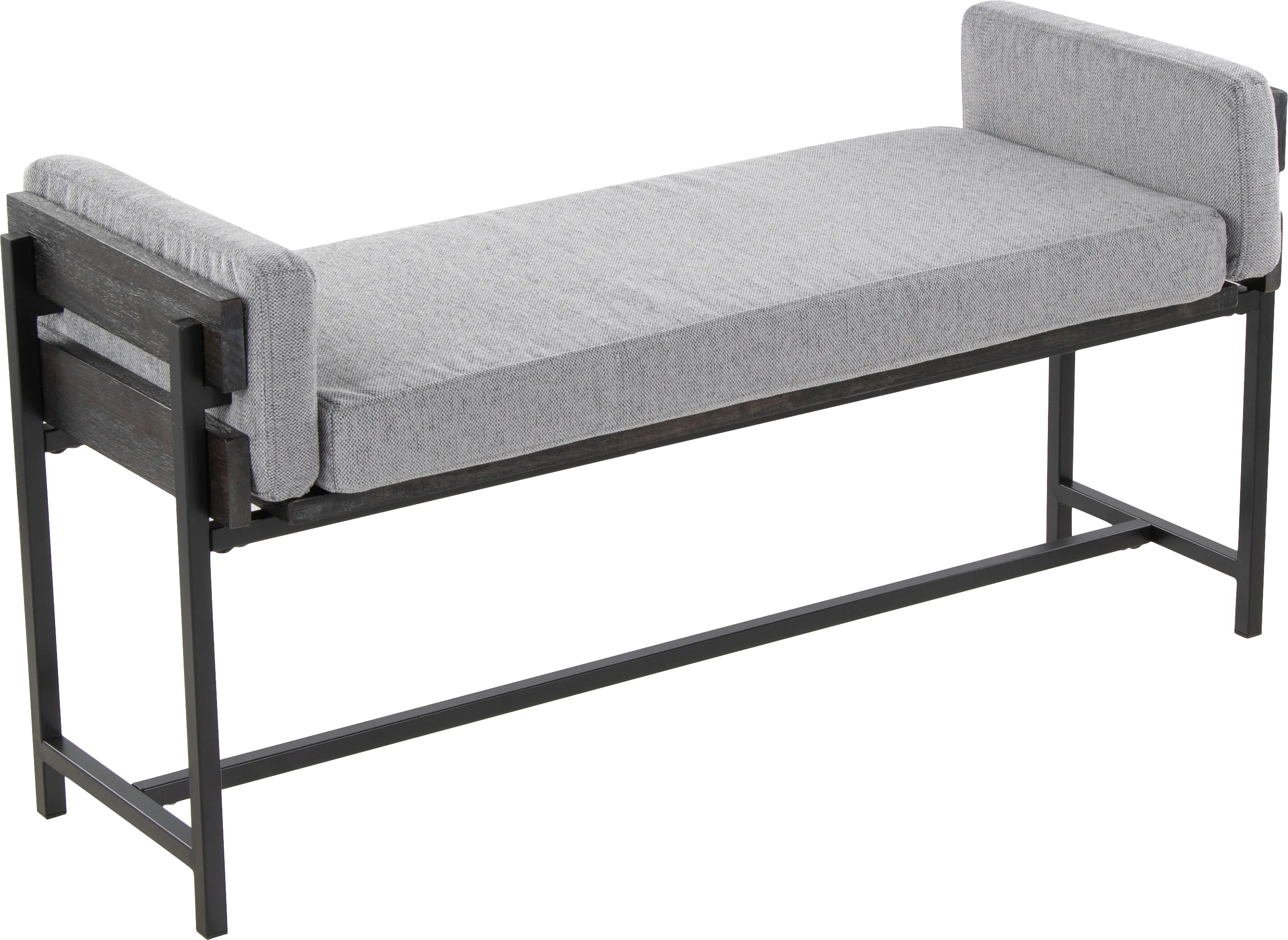 Gardencove II Gray Bench