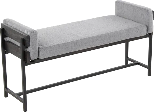 Gardencove II Gray Bench