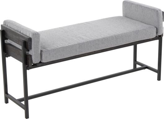 Gardencove II Gray Bench