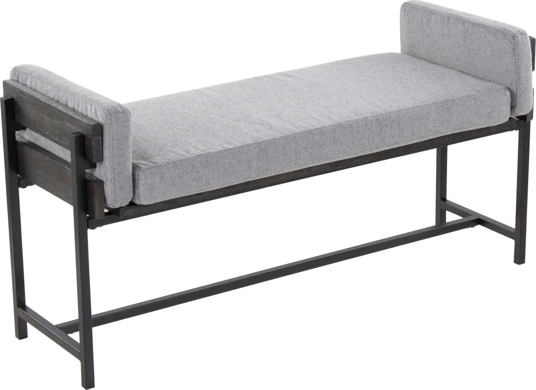 Gardencove II Gray Bench