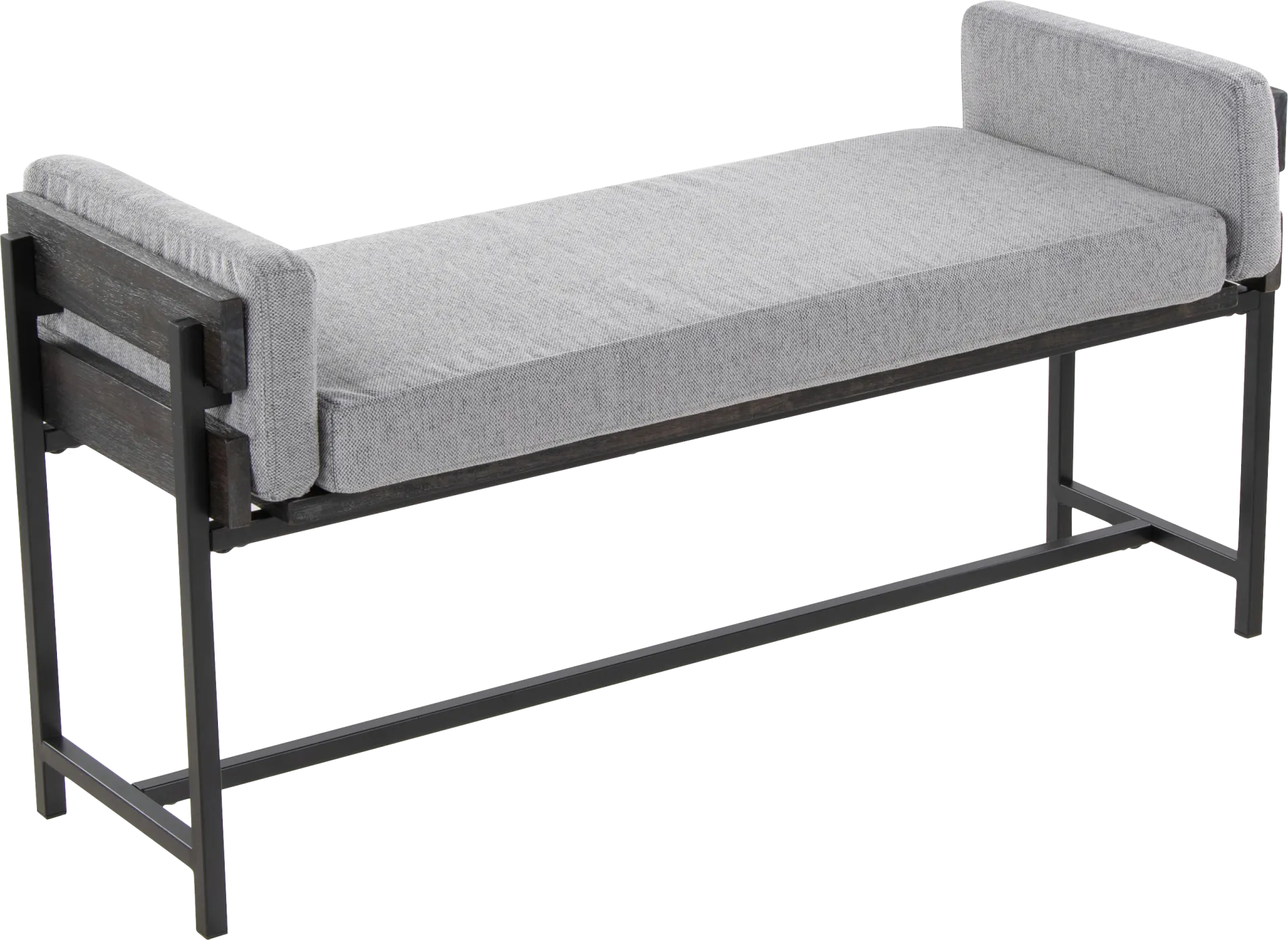 Gardencove II Gray Bench - Image 1
