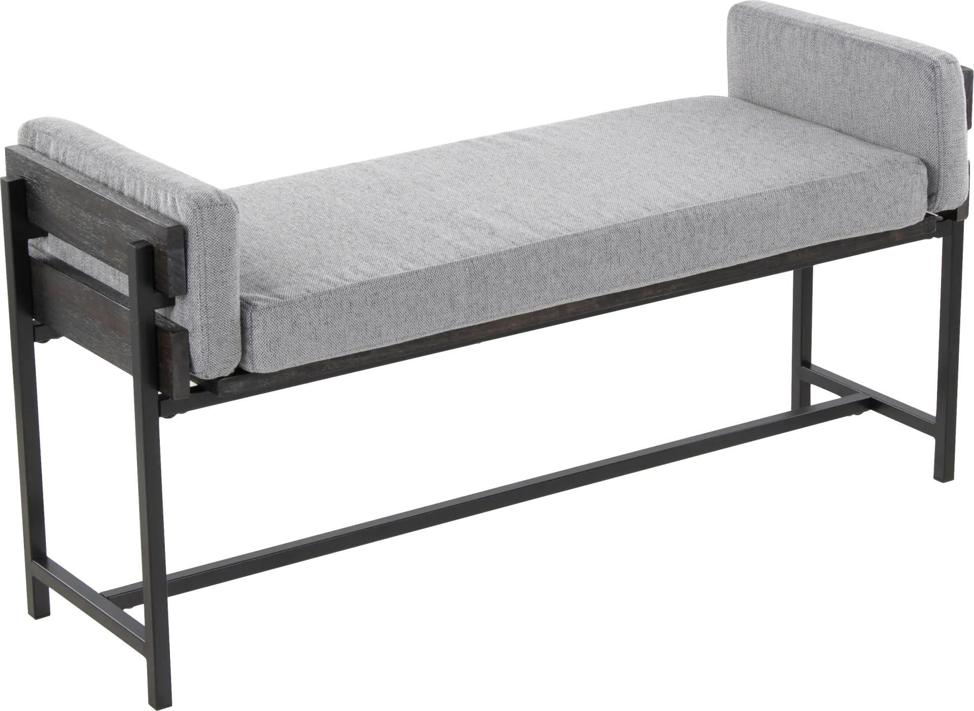 Gardencove II Gray Bench