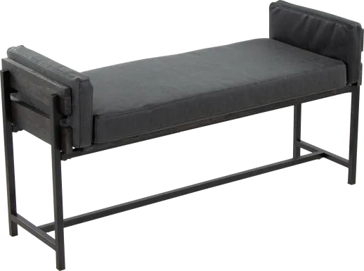 Gardencove II Black Bench