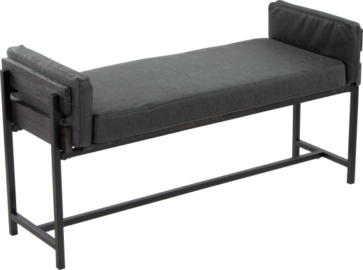 Gardencove II Black Bench