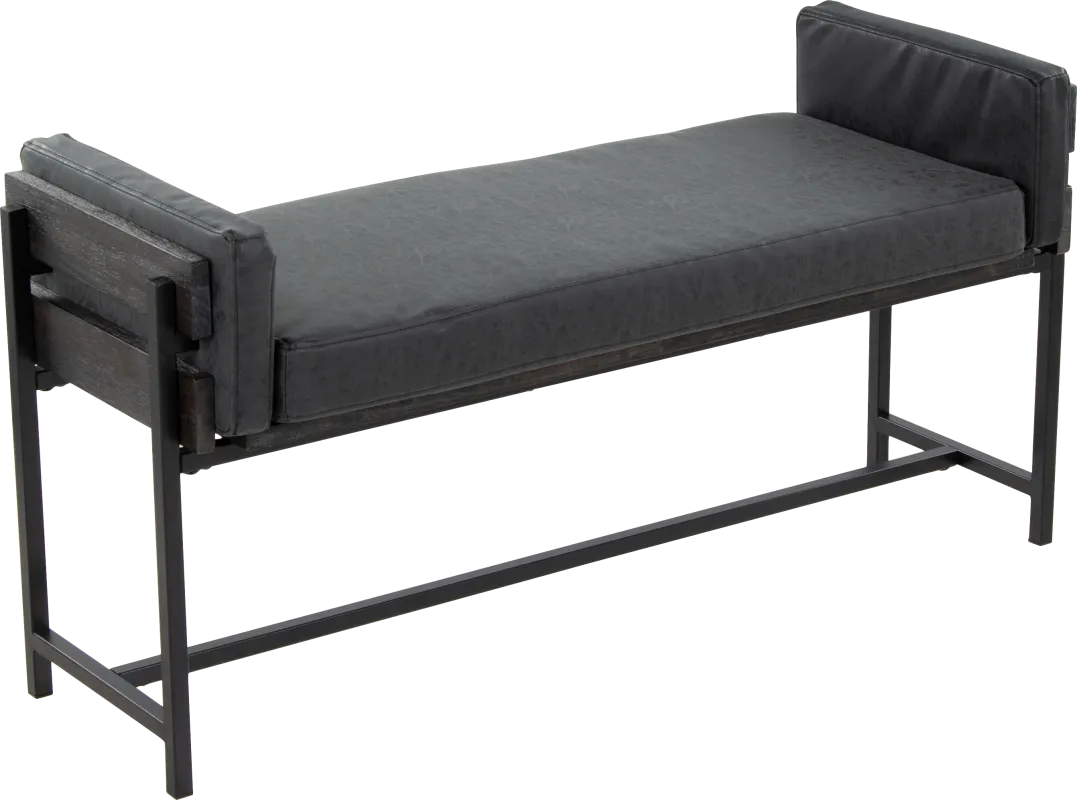 Gardencove II Black Bench
