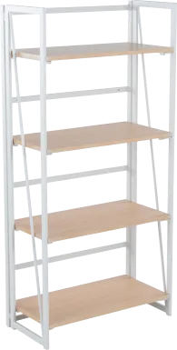 Zenobia White Bookcase