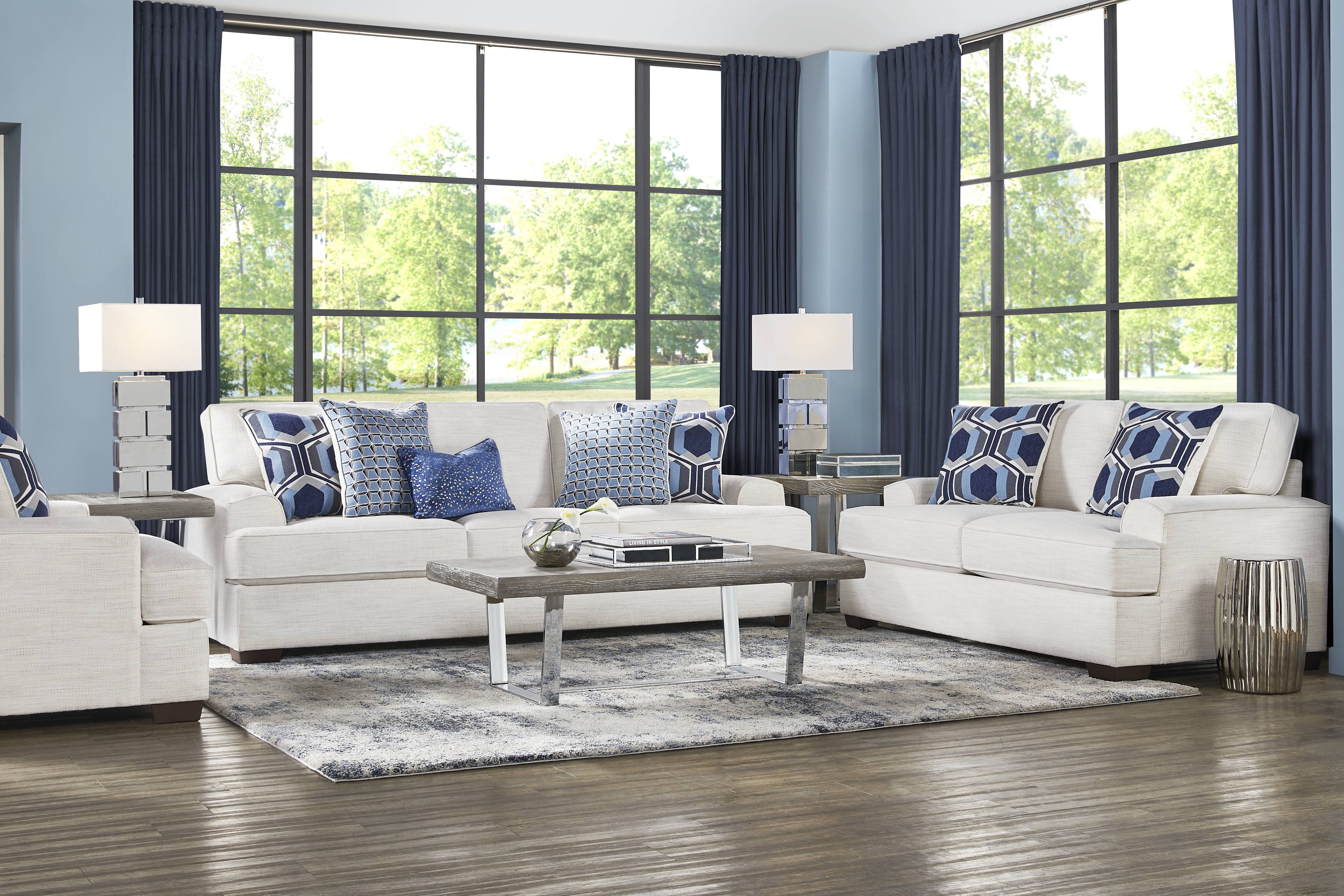 Hutchinson Cream Sofa - Thumbnail - Image 2